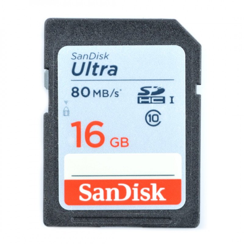 SanDisk Ultra SD / SDHC memory card 16GB 533x UHS-I class 10