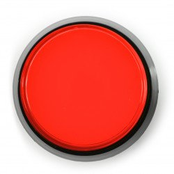 Large Arcade Button with LED - 60mm Red