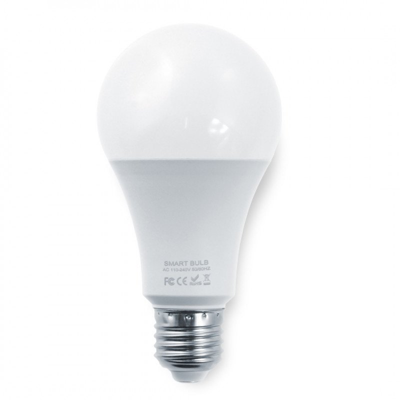 Smart Bulb RGBW, WiFi, E27, 10W, 900lm