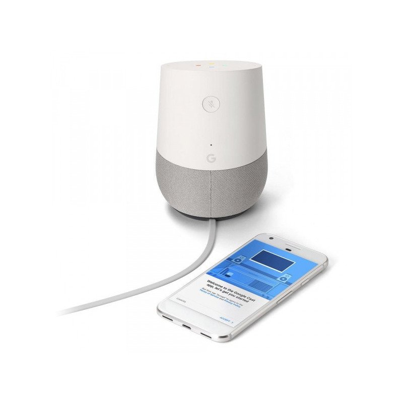 Google Home - smart speaker Google assistant - white
