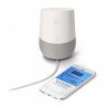 Google Home - smart speaker Google assistant - white - zdjęcie 4
