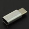 Micro USB - USB C type - silver - zdjęcie 2