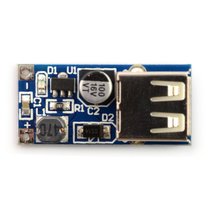 2V-5V 1.2A USB Output Boost Converter Mini DC-DC Step-up Power Module Board SL# 