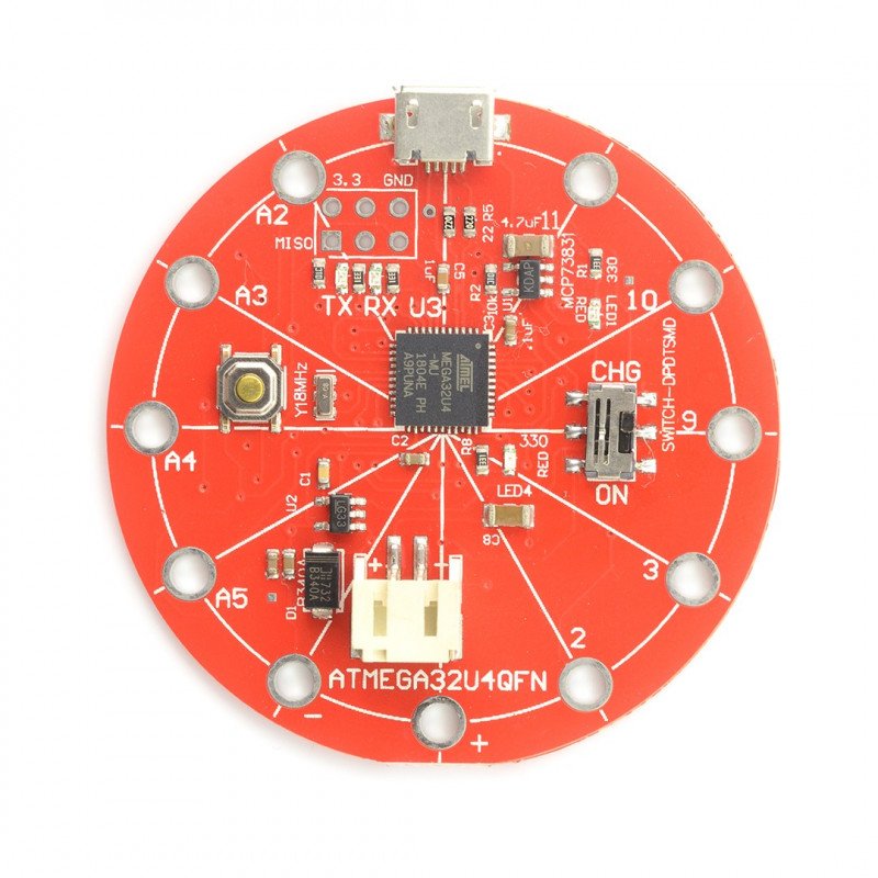 LilyPad Arduino USB - ATmega32U4 microcontroller
