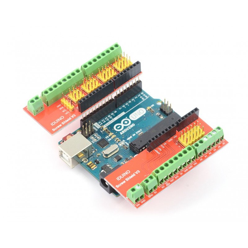 Iduino Screw Shield v3 - screw connectors for Arduino