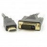 DVI - HDMI cord - 1,8m - zdjęcie 1