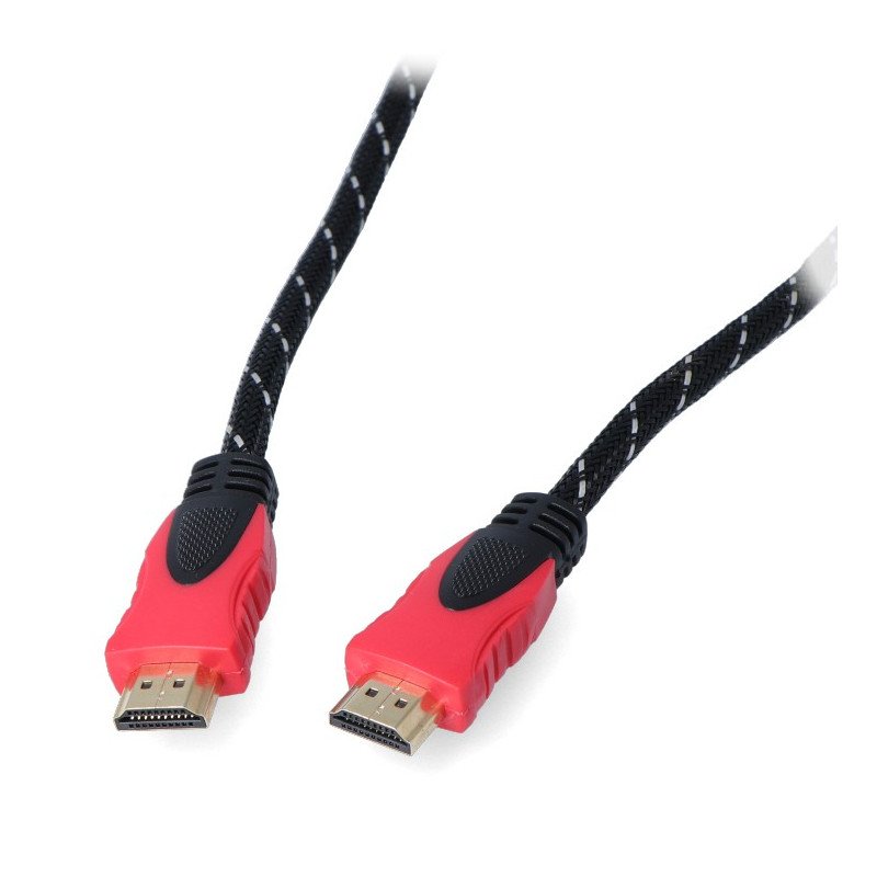 HDMI Blow Premium Red Braided Cable Class 1.4 - 1.5m_