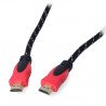 HDMI Blow Premium Red Braided Cable Class 1.4 - 1.5m_ - zdjęcie 1