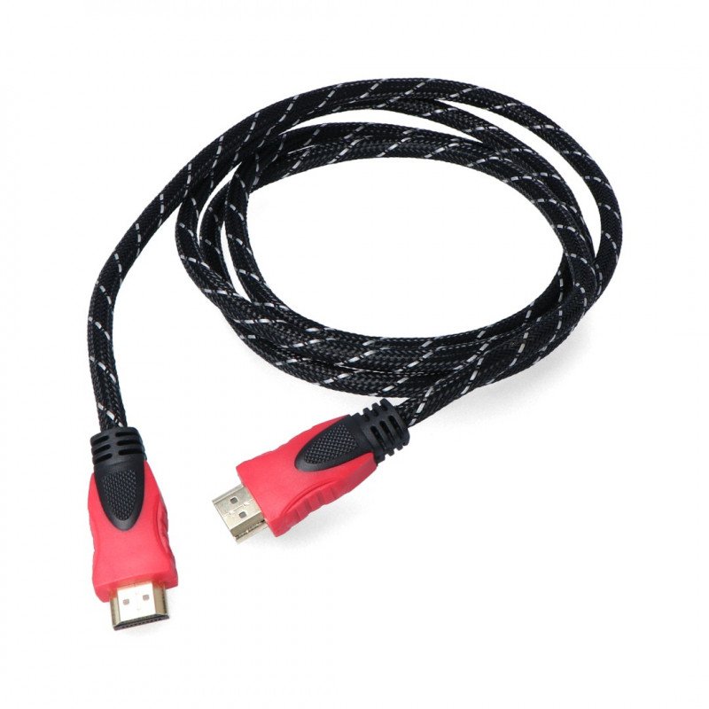 HDMI Blow Premium Red Braided Cable Class 1.4 - 3m_