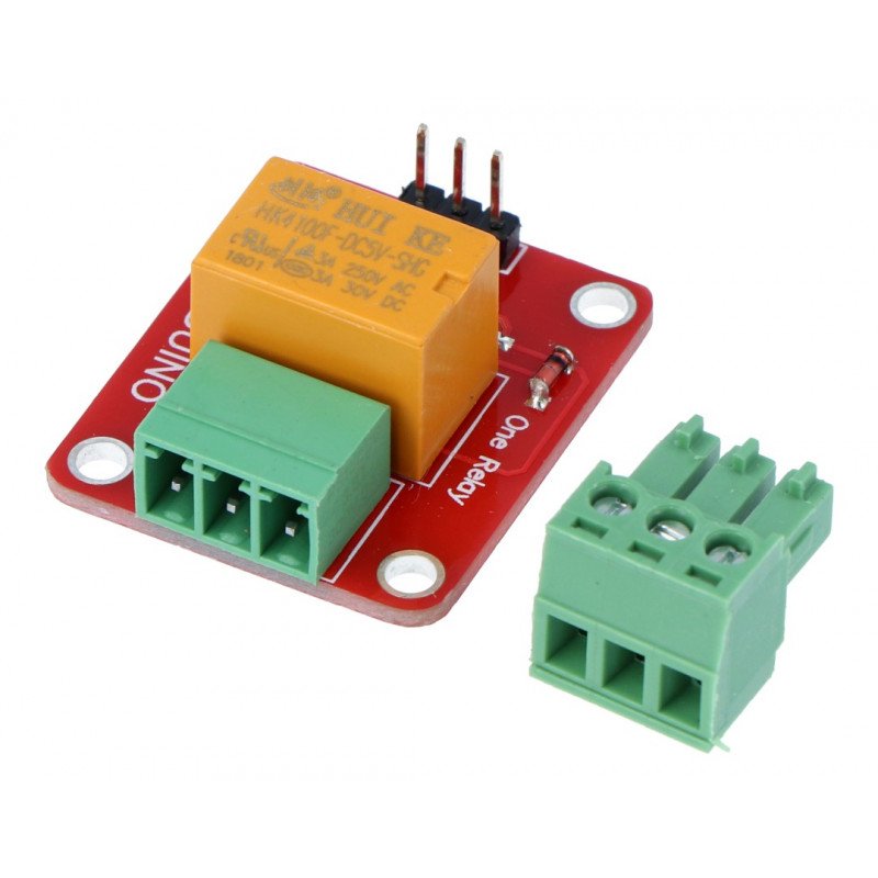 Relay module 1 channel - 3A/250VAC contacts - 5V coil
