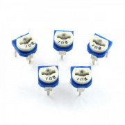 The 47kΩ potentiometer mounting lying - 5pcs