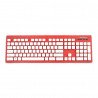 Waterproof keyboard USB Singapure Esperanza - red - zdjęcie 1