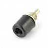 Banana socket - black - 4mm Banana socket - black - 4mm - zdjęcie 1