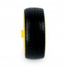 Wheel with tyre 65x26mm - yellow - zdjęcie 2