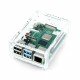 Raspberry Pi Model 4B with camera mount - transparent Raspberry Pi Model 4B with camera mount - transparent