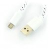 USB-microUSB 2.0 EB181W - 2m - zdjęcie 2