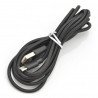 Cable microUSB B - A in black braid EB181K - 1m - zdjęcie 1