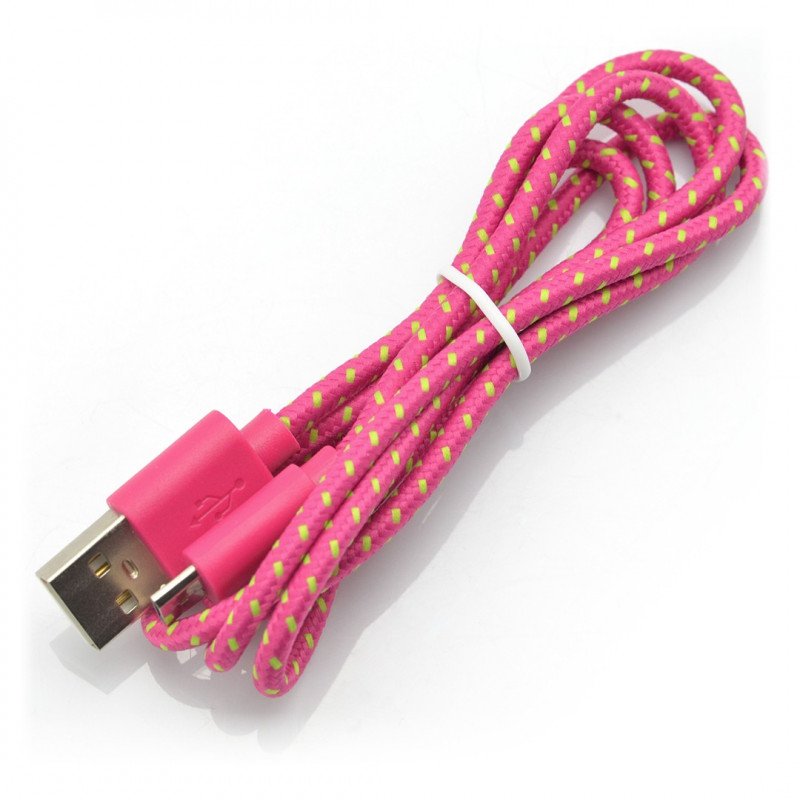 Esperanza USB-microUSB 2.0 EB175PG - braided 1m