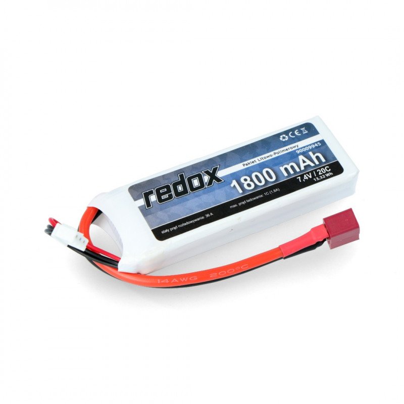 LiPol Redox package 1300 mAh 20C 7.4V