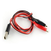 Kabel USB A z krokodylkami