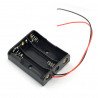 Basket for 3 AA (R6) type batteries Basket for 3 AA (R6) type batteries - zdjęcie 1
