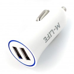 M-life car charger 5V/2.1A 2 x USB