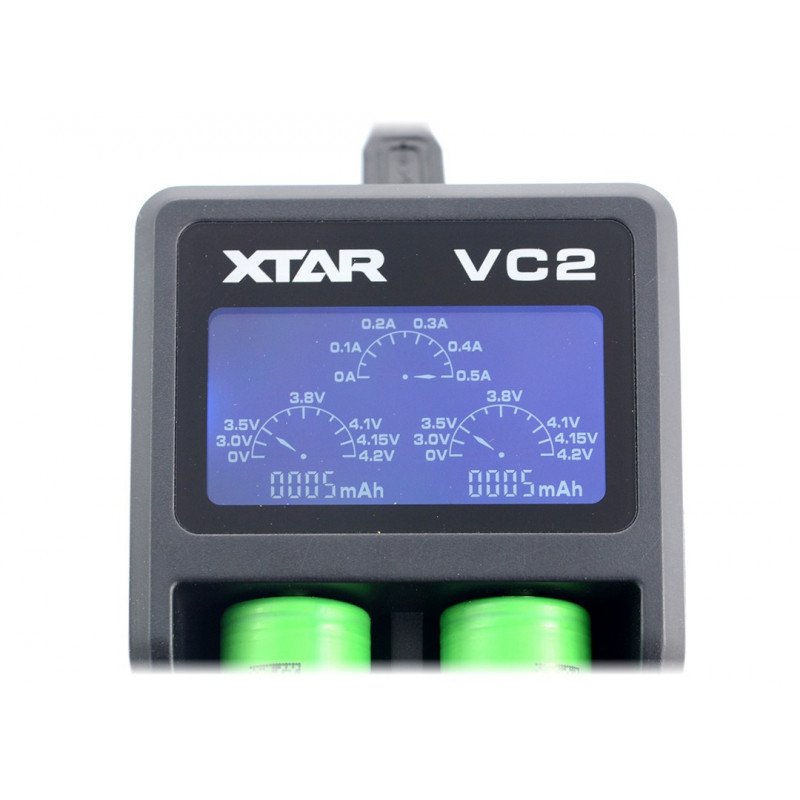 XTAR VC2 18650 battery charger