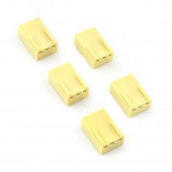2,54 mm - socket 3-pin - 5 pcs