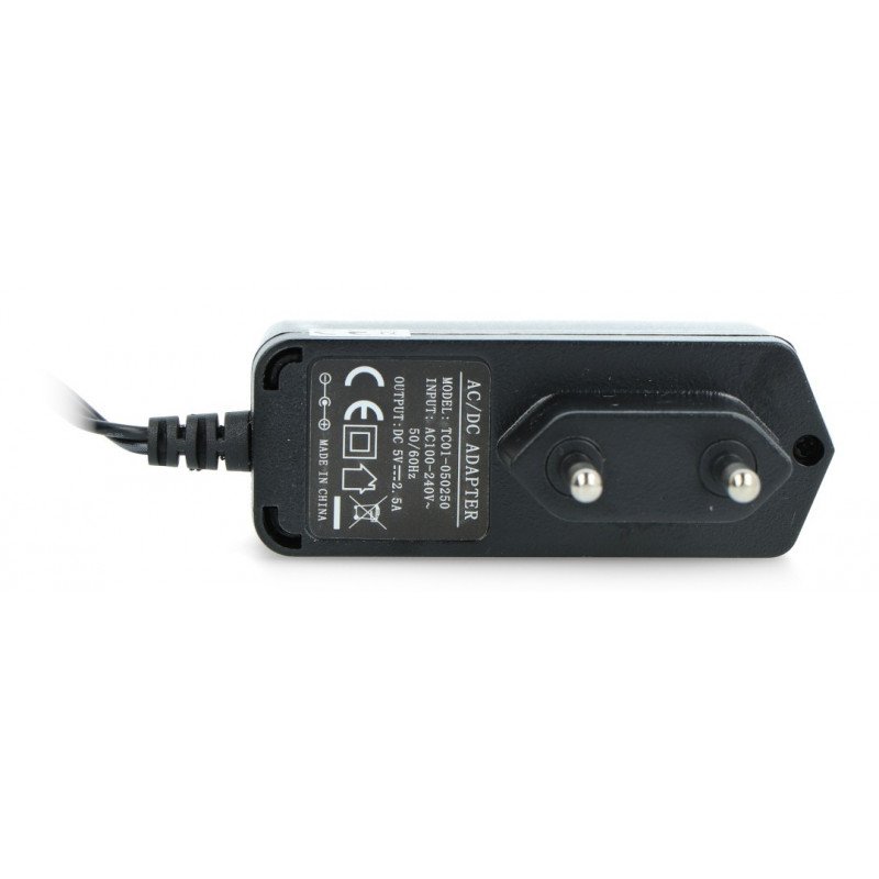 Switching power supply 5V/2.5 A - plug DC 5,5/2,1 mm