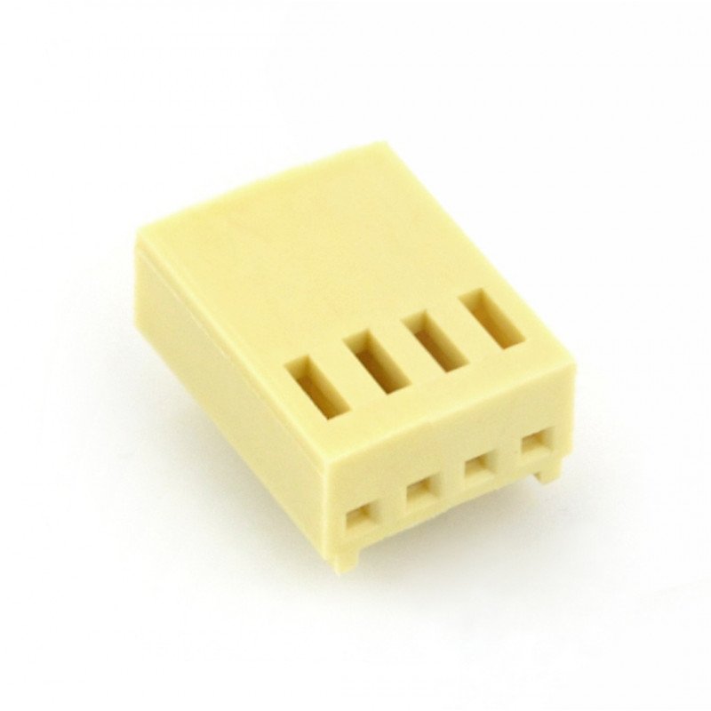 Raster 2.54mm connector - 4-pin socket housing - 5pcs.