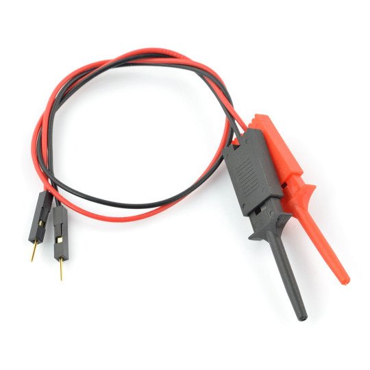 Buy Set of cables male plug with hooks - 2 pcs. Botland - Robotic Shop