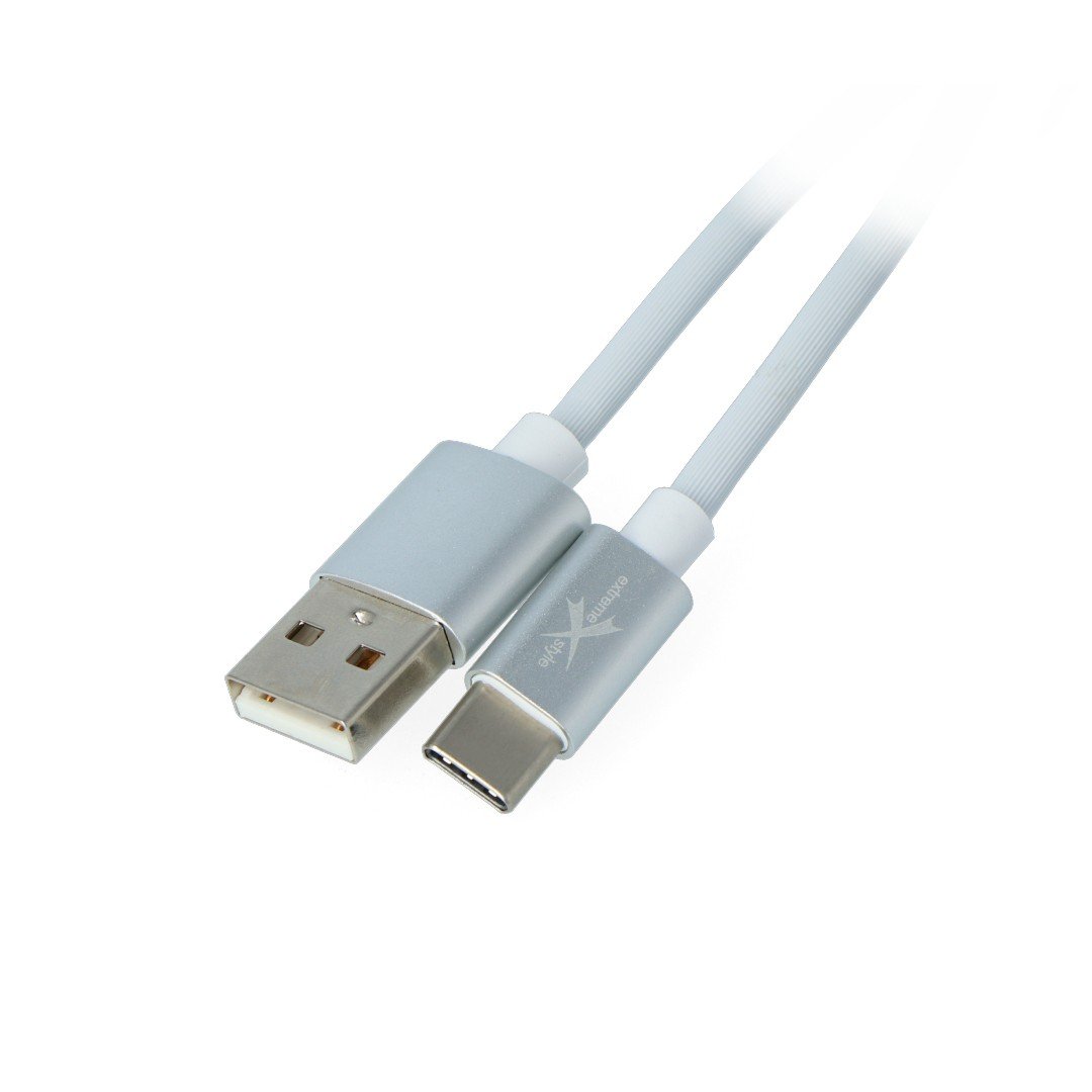 Extreme USB 2.0 Type-C silicone cable white - 1.5m