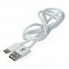 USB 2.0 eXtreme USB 2.0 Type-C cable white - 1m - zdjęcie 3