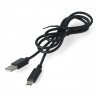 Lanberg USB cable Type A - C 2.0 black - 1m - zdjęcie 3