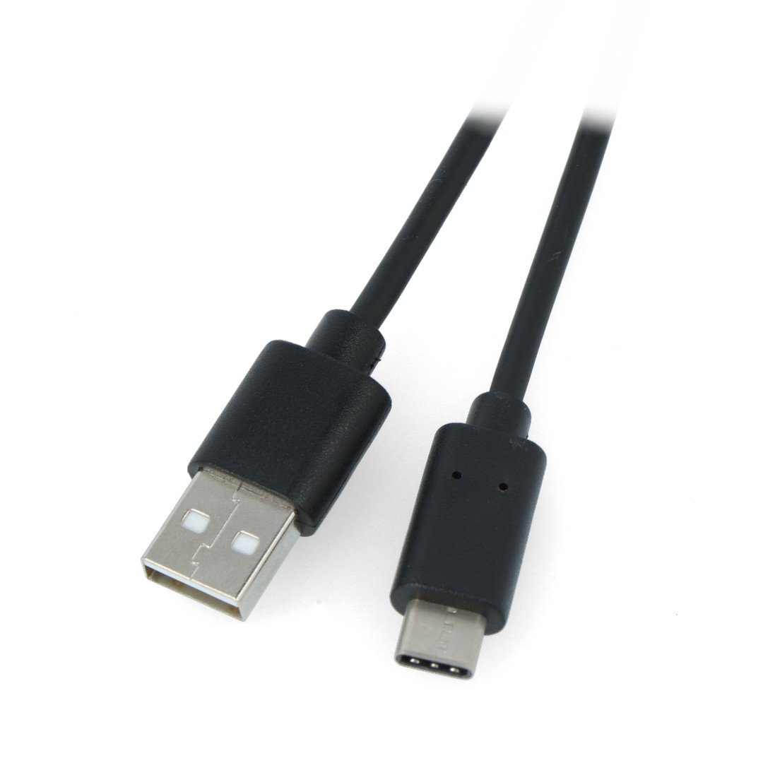 Lanberg USB cable Type A - C 2.0 black QC 3.0 - 1.8m