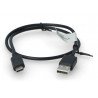 Lanberg USB cable Type A - C 2.0 black - 0.5m - zdjęcie 2