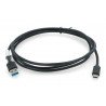 Lanberg USB cable Type A - C 3.1 black - 1.8m - zdjęcie 2