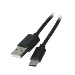 Extreme USB 2.0 Type-C cable black - 1m