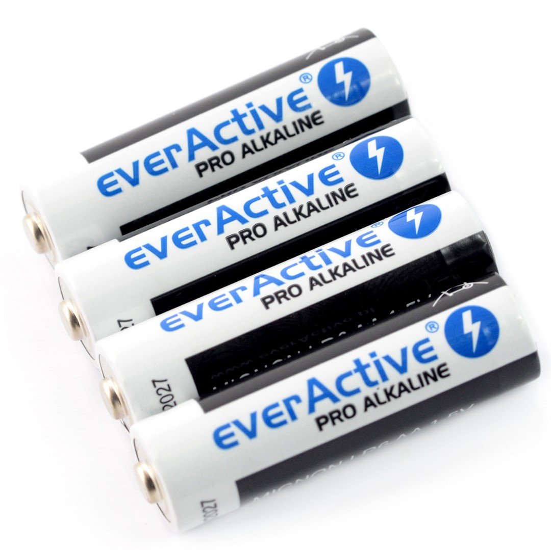 Battery AA (R6 LR6) EverActive alkaline - 4pcs