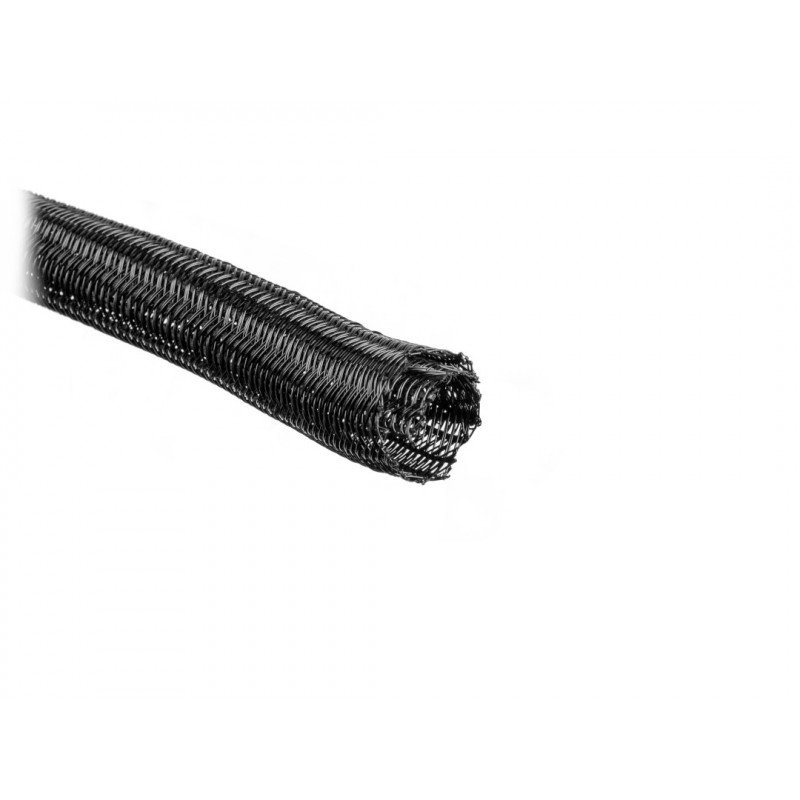 Self-closing braiding for Lanberg 19mm black polyester 2m