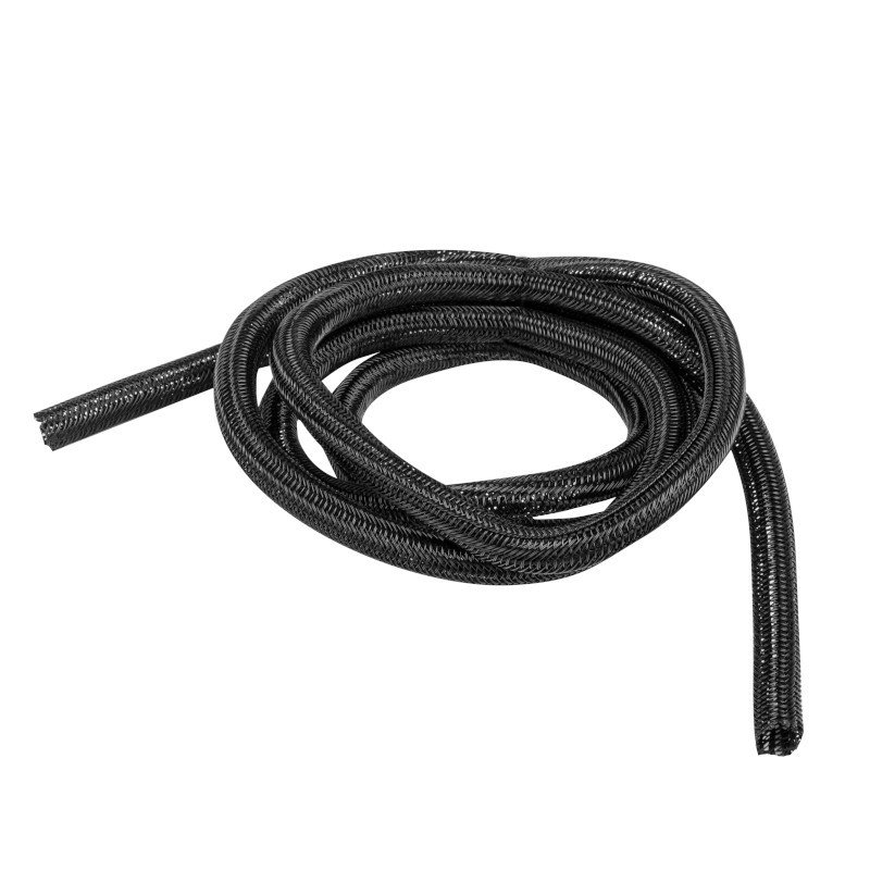 Self-closing braiding for cablesLanberg 13mm black polyester 2m