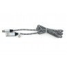 Cable TRACER USB A - USB C 2.0 black and silver braid - 1m - zdjęcie 3