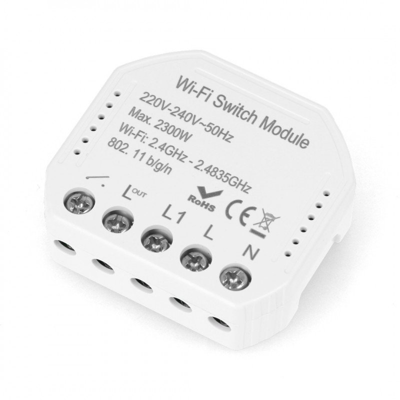 Het beste Zuinig beoefenaar Coolseer WiFi Switch Module - 230V WiFi relay - Botland - Robotic Shop