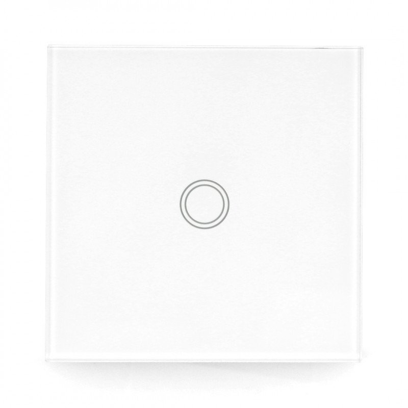 Coolseer COL-BSW06W - single wireless wall switch - touchable - RF 433MHz