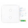 Coolseer COL-BSW07W - double wireless wall-mounted button - touch - RF 433MHz - zdjęcie 2