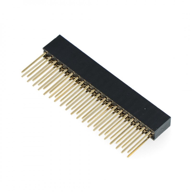 100PCS 2.54mm 1x10 Single Row 10 Pins Header PCB Socket Female 