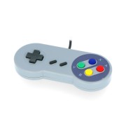 PiHut SNES - retro USB gaming controller - compatible with Raspberry Pi