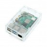 Case for Raspberry Pi model 4B - Multicomp Pro - transparent - zdjęcie 1