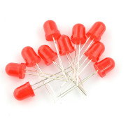 LED 8 mm red - 10 pcs.