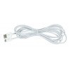 Cable TRACER USB A 2.0 - USB C white - 3m - zdjęcie 4